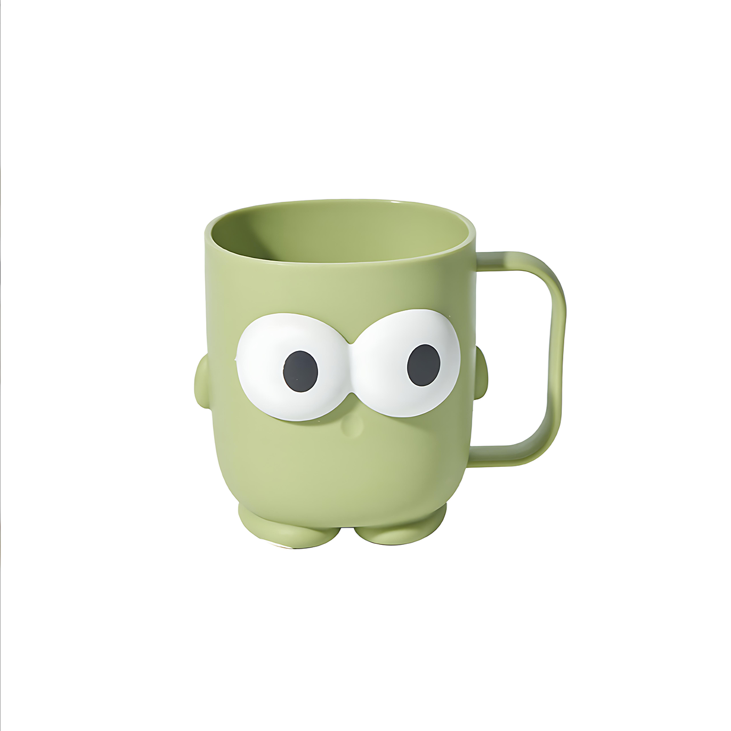 16oz Cute Big-eyed Household Mouthwash Cup with Handle 3