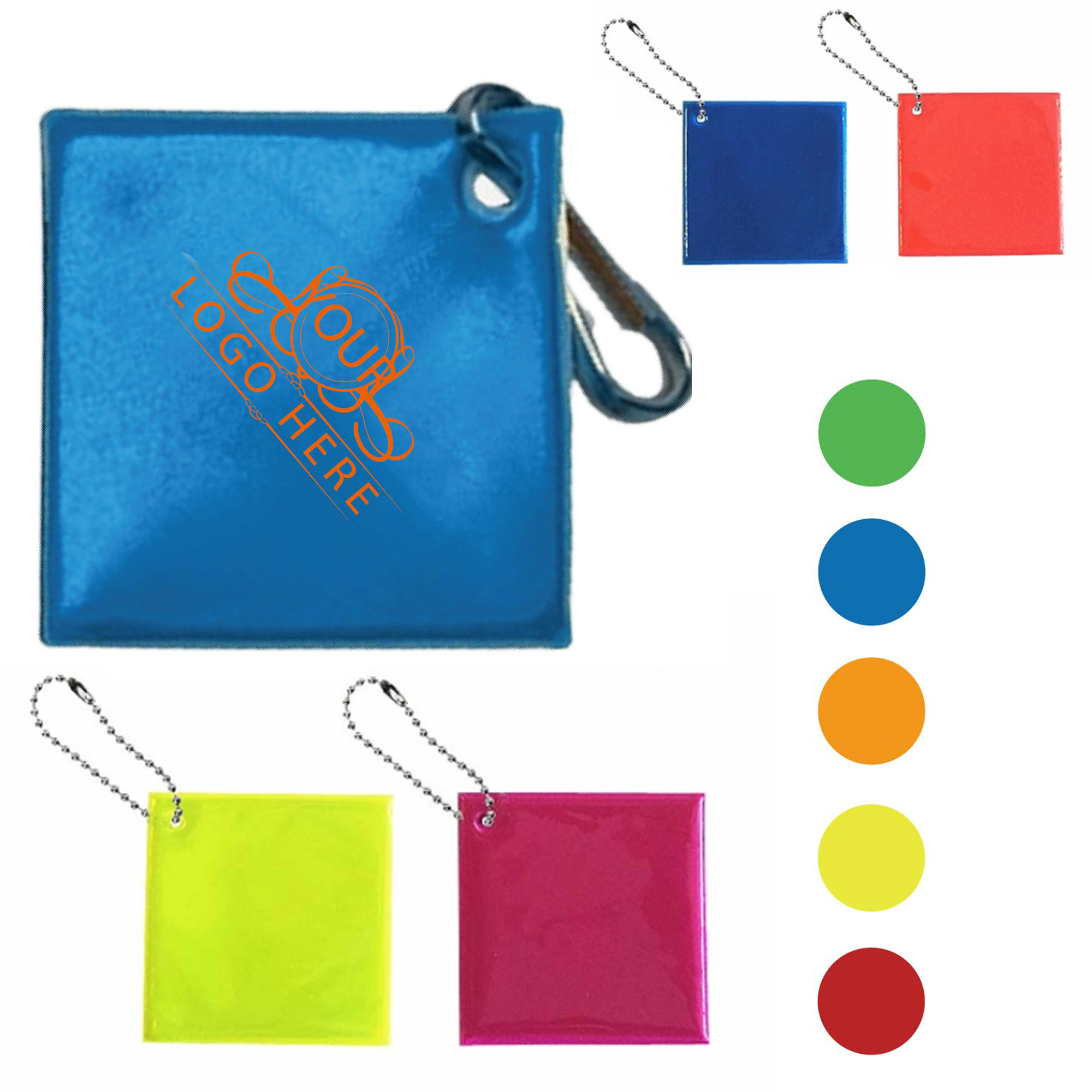 Walk Reflective Zipper Pull 2