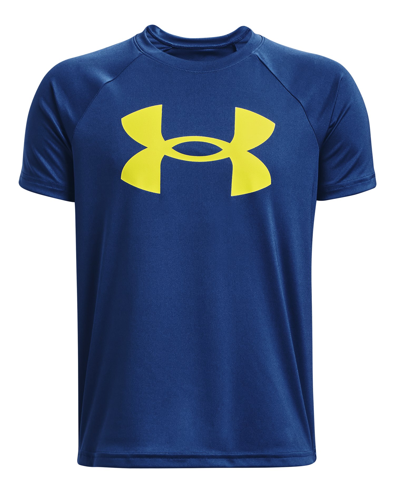 UA Tech Big Logo Boys' Short Sleeve 13