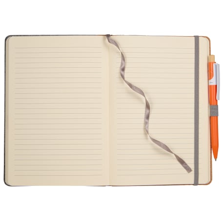 5.5" x 8.5" Recycled PET and Cork Bound Journal 12
