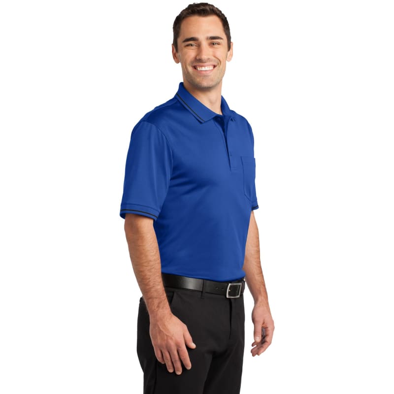 CornerStone Select Snag-Proof Tipped Pocket Polo. 23