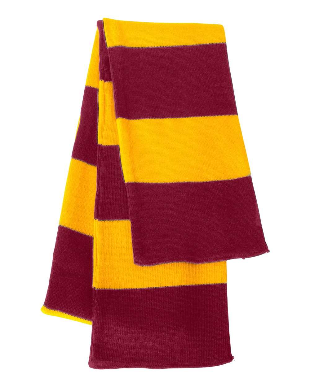 Rugby-Striped Knit Scarf - SP02 12