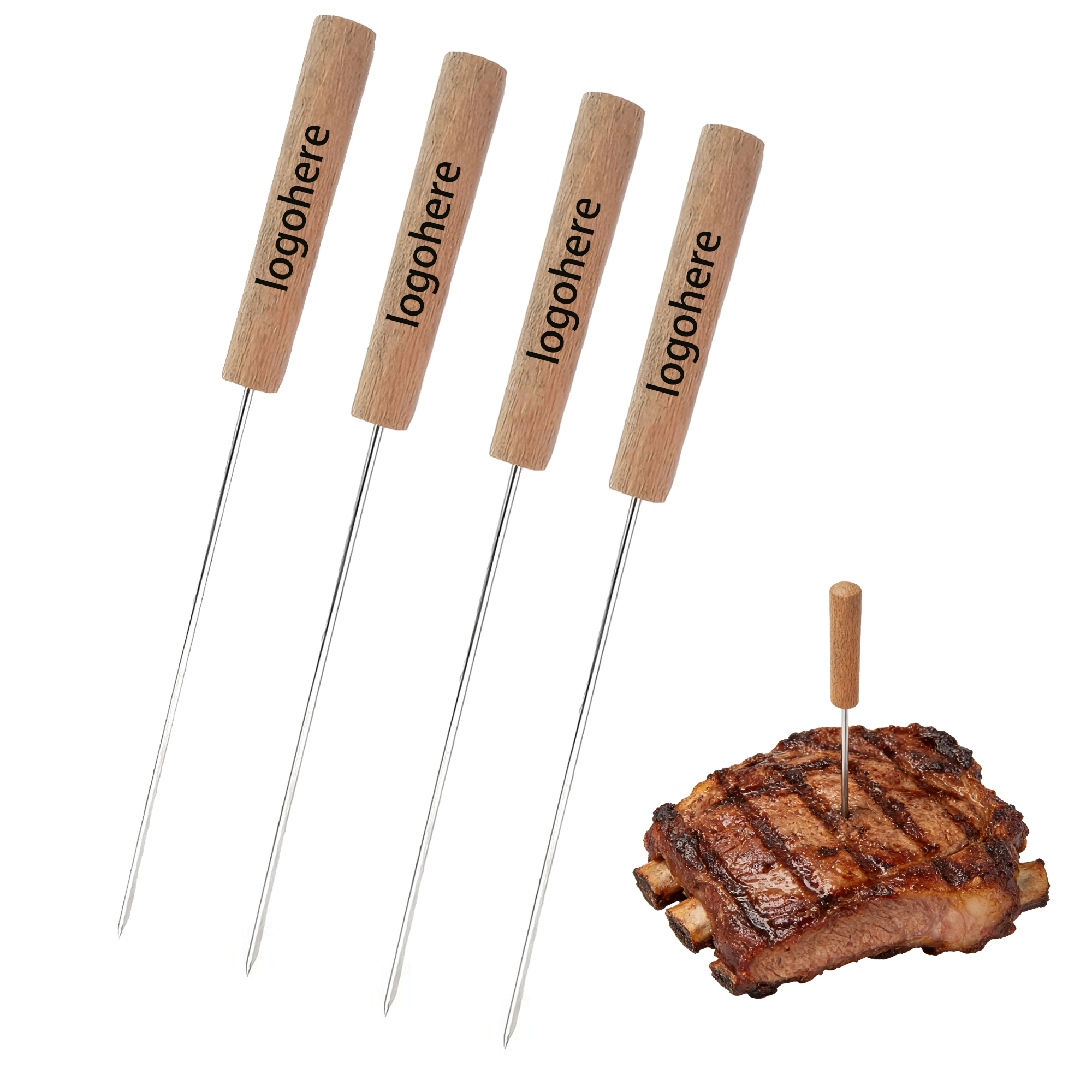 Professional Metal Skewers for Grilling 2