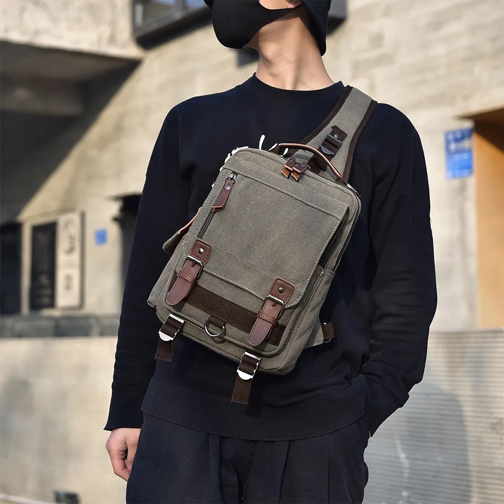 Cross Body Messenger Shoulder Sling Backpack Bag 6
