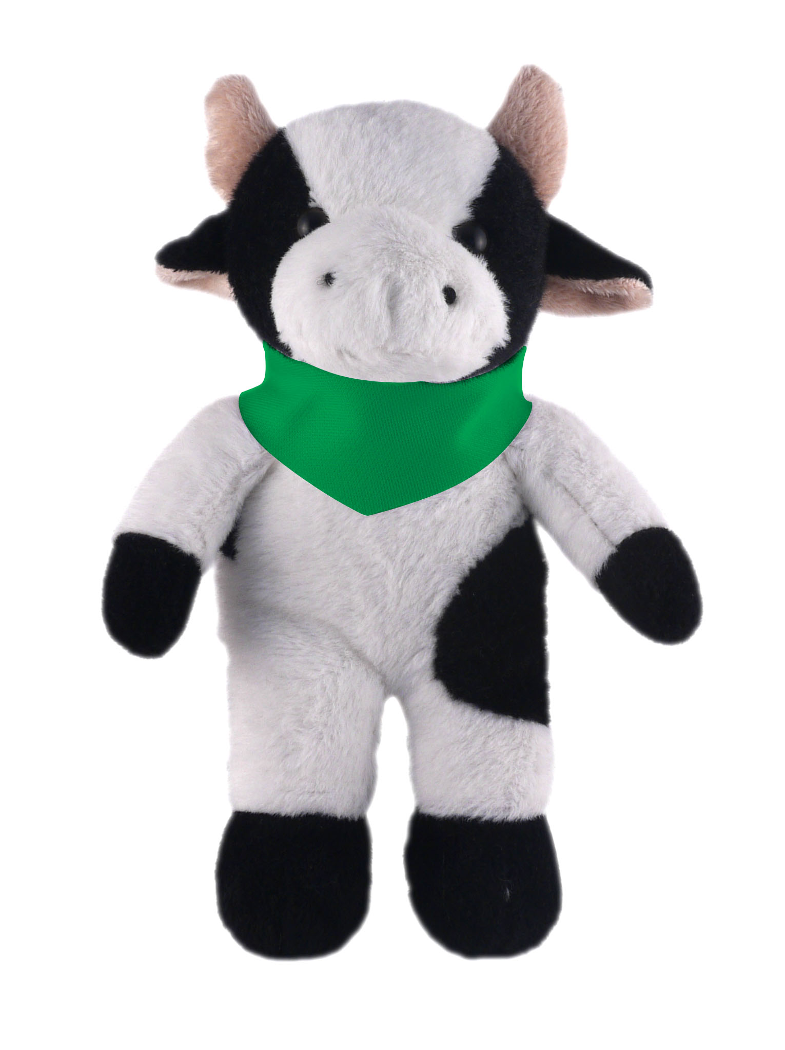 Soft Plush Stuffed Cow with Bandana 3