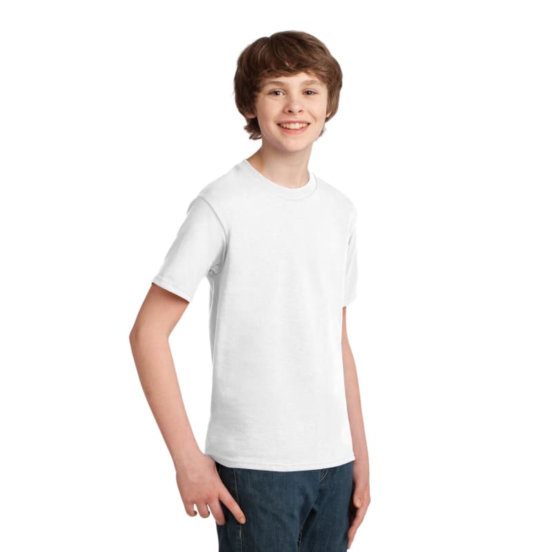 Port & Company Youth Essential Tee. 104