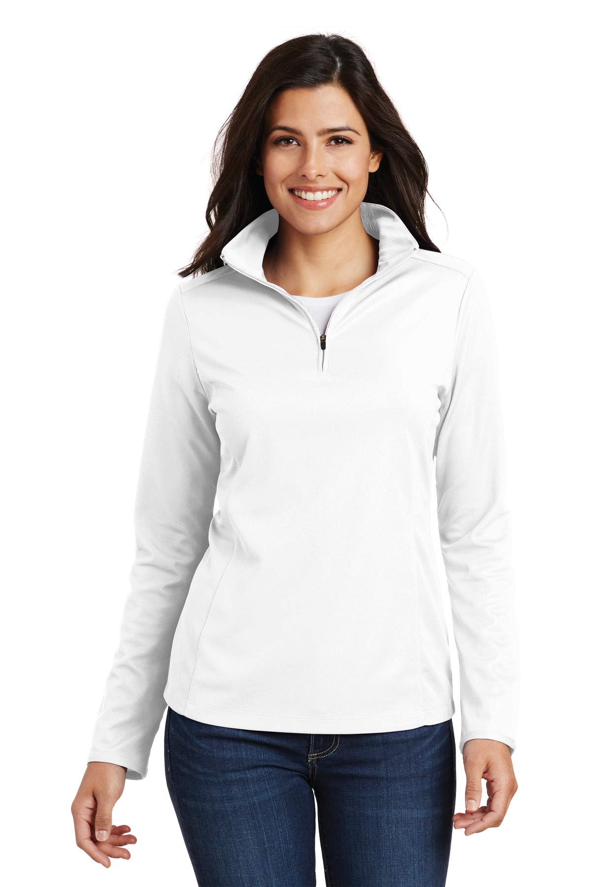 Port Authority® Women's Pinpoint Mesh 1/2-Zip 29