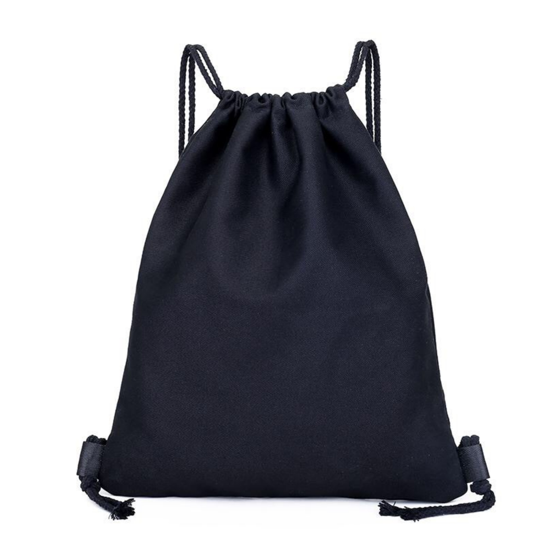 Canvas Drawstring Bag String Backpack 2