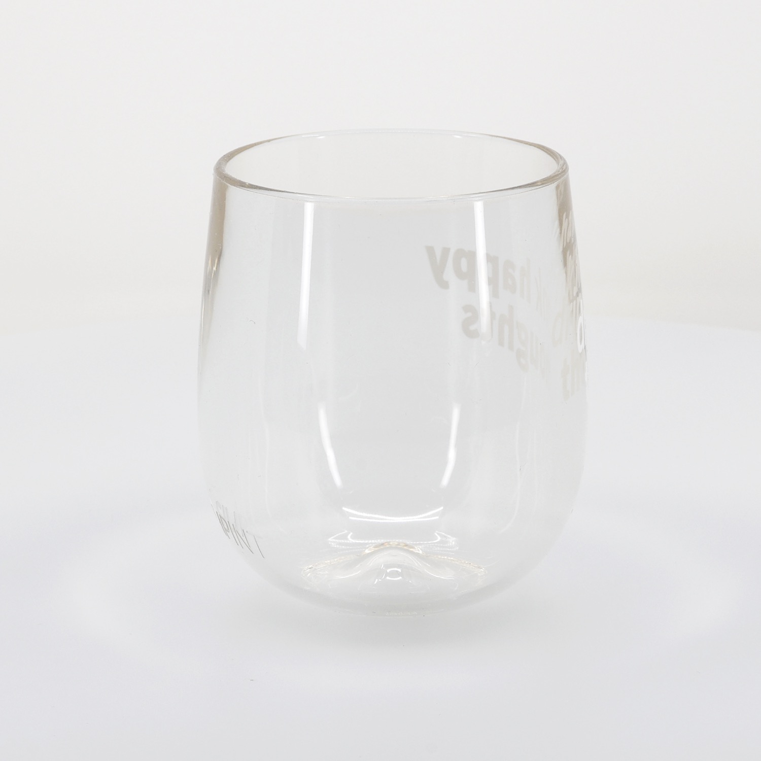 Silipint® Clear Stemless Wine Glass - 12 oz. 54