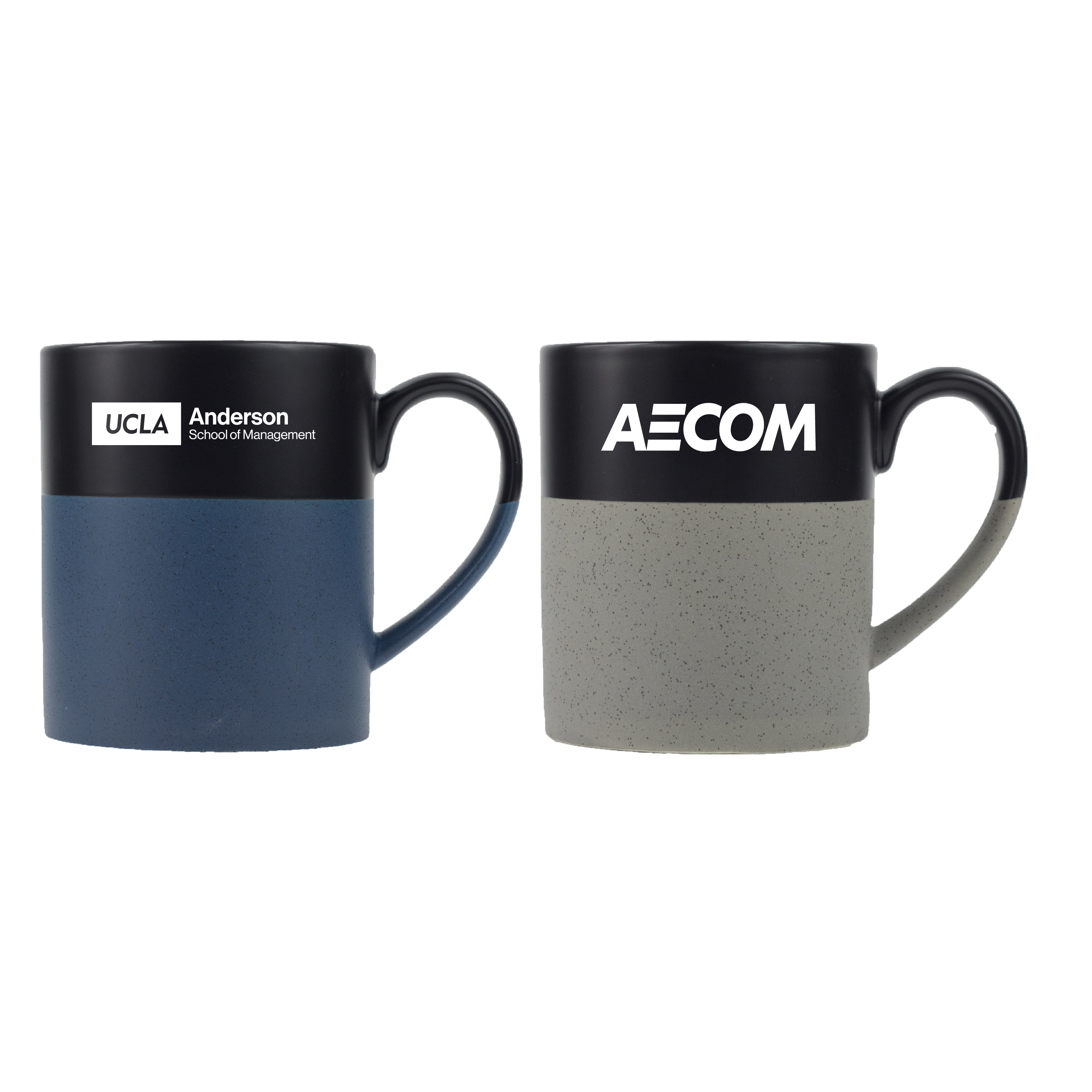 Sweethome 15oz 2-Toned Ceramic Mug with Handle (Grey)