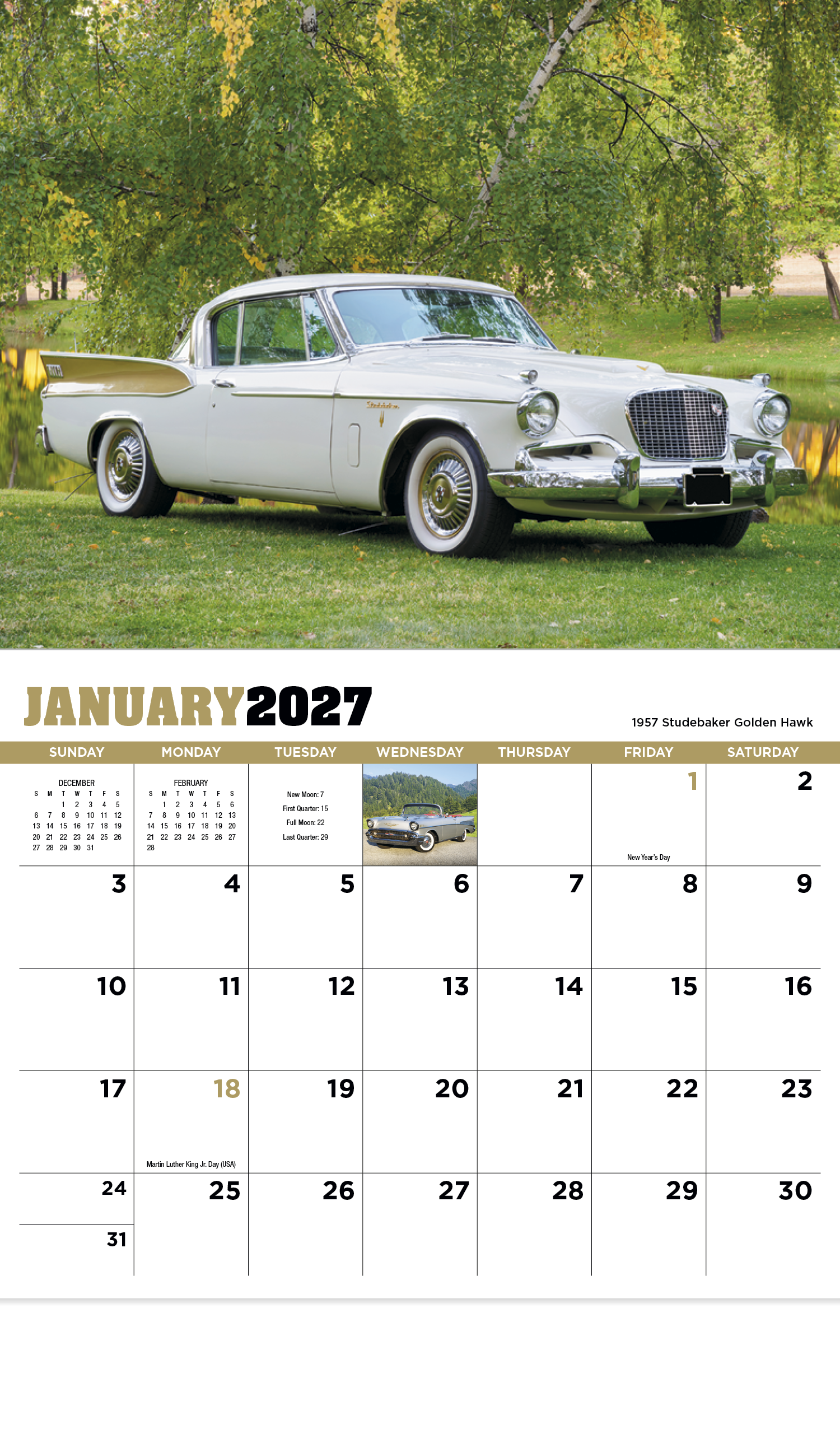HotLine® Products Highway Memories Appointment Calendar - Stapled 62