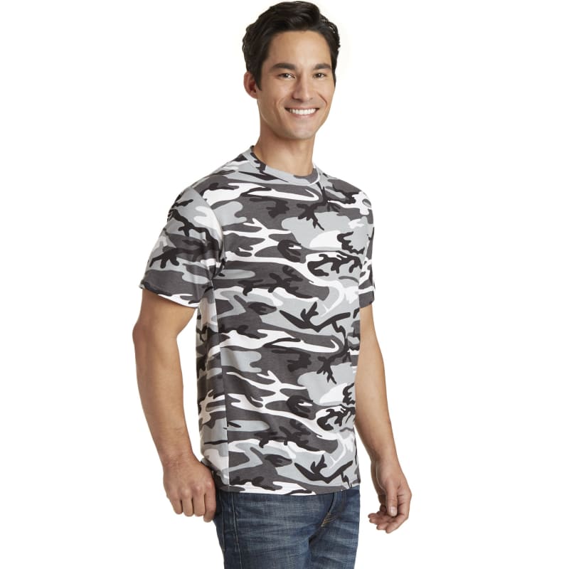 Port & Company Core Cotton Camo Tee. 19
