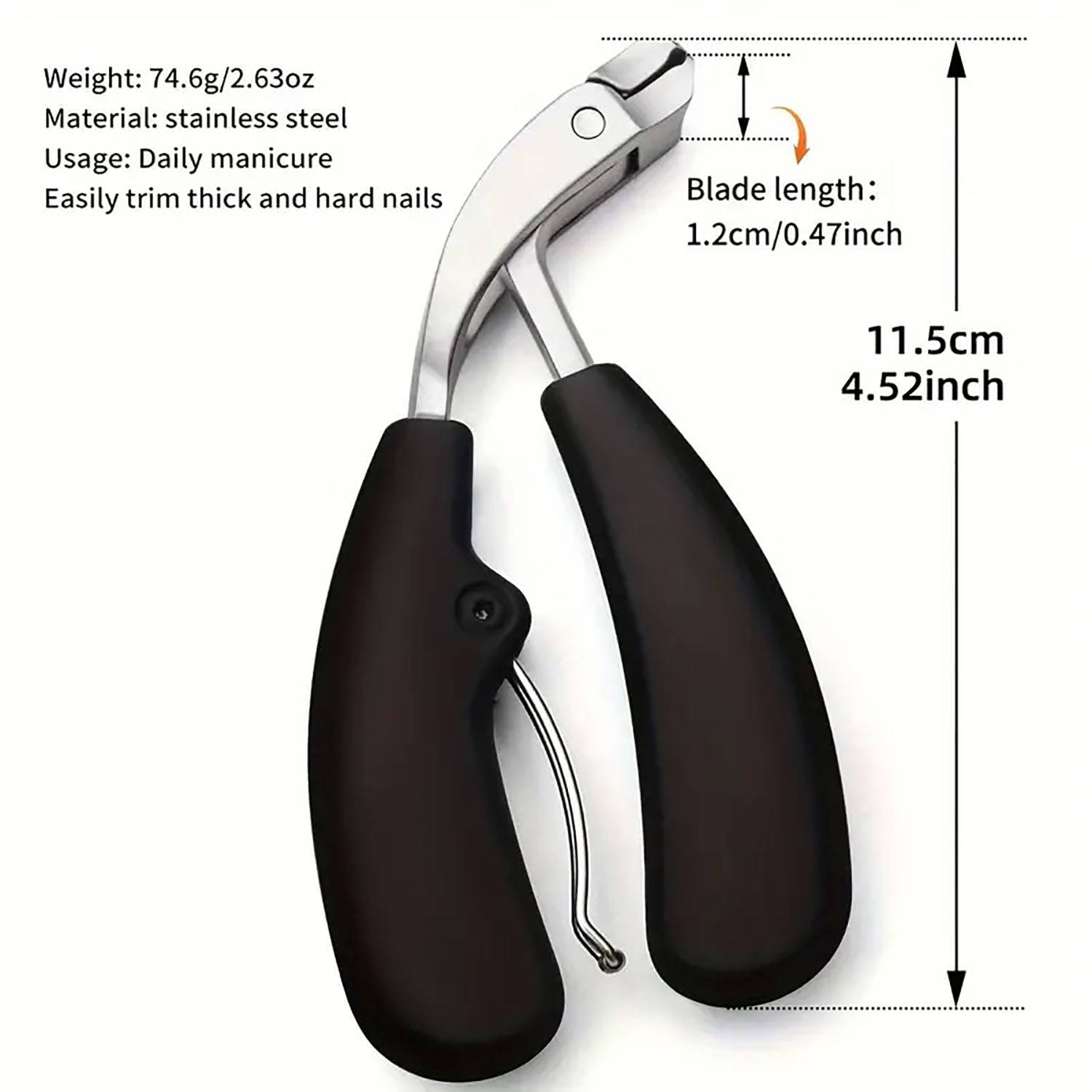 Stainless Steel Heavy Duty Nail Clipper 3