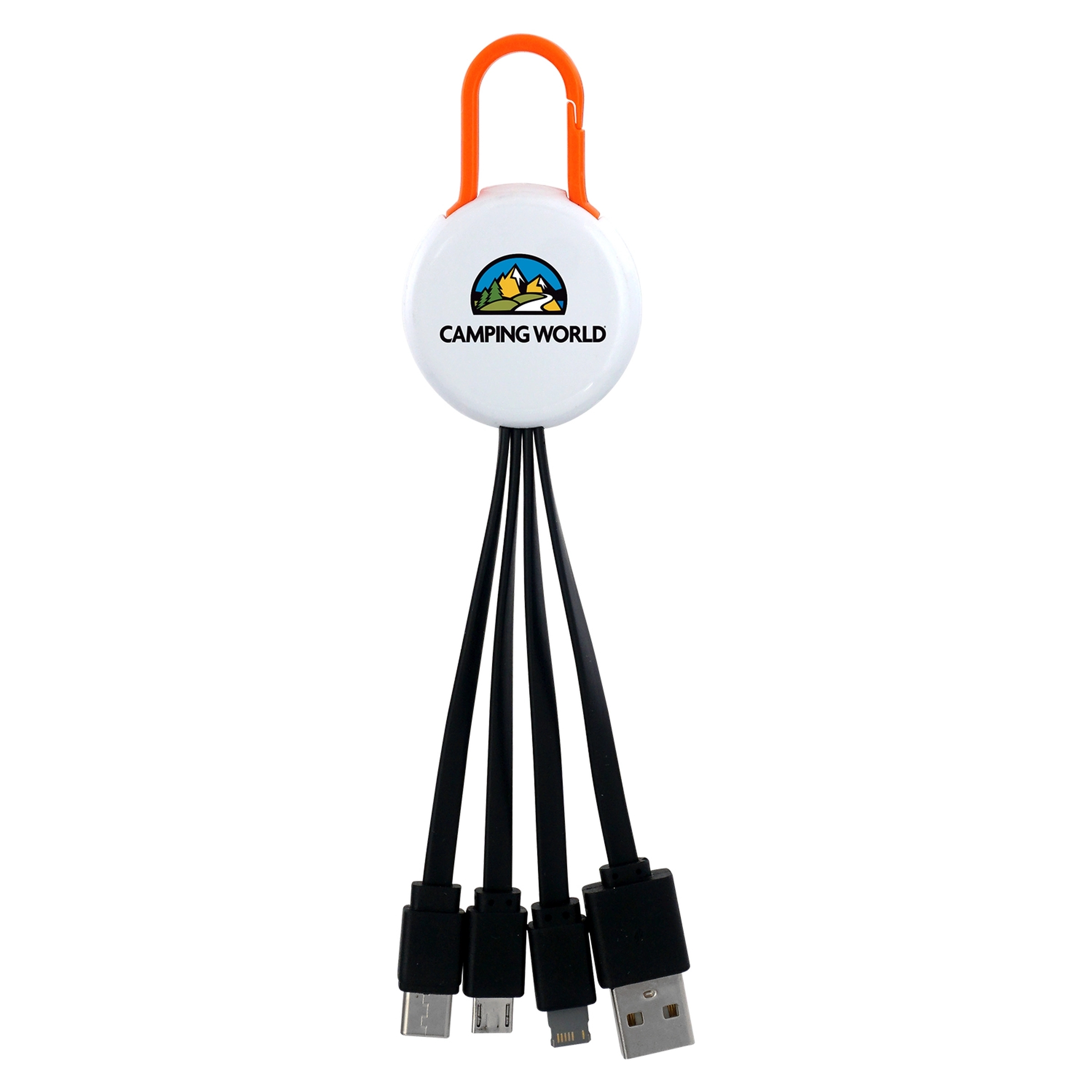 WHITE COLORFUL CLIP 3 IN 1 CHARGING CABLE 19
