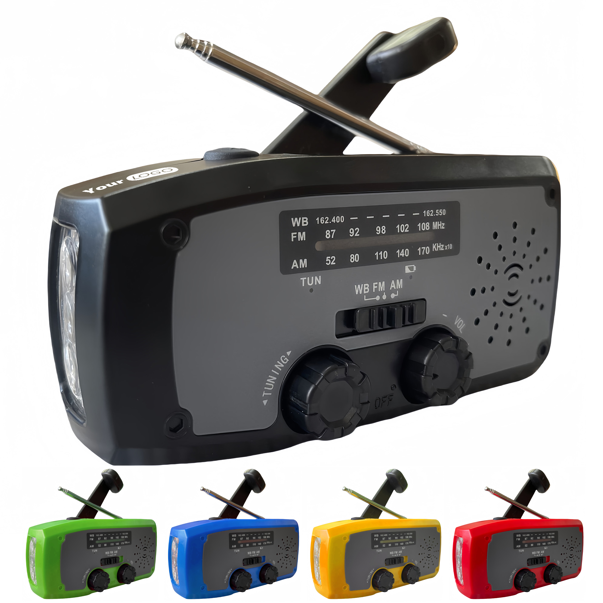 Abs Multi Functional Flashlight Emergency Radio 4
