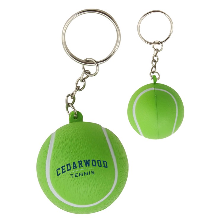 Stress Tennis Ball Key Ring 1
