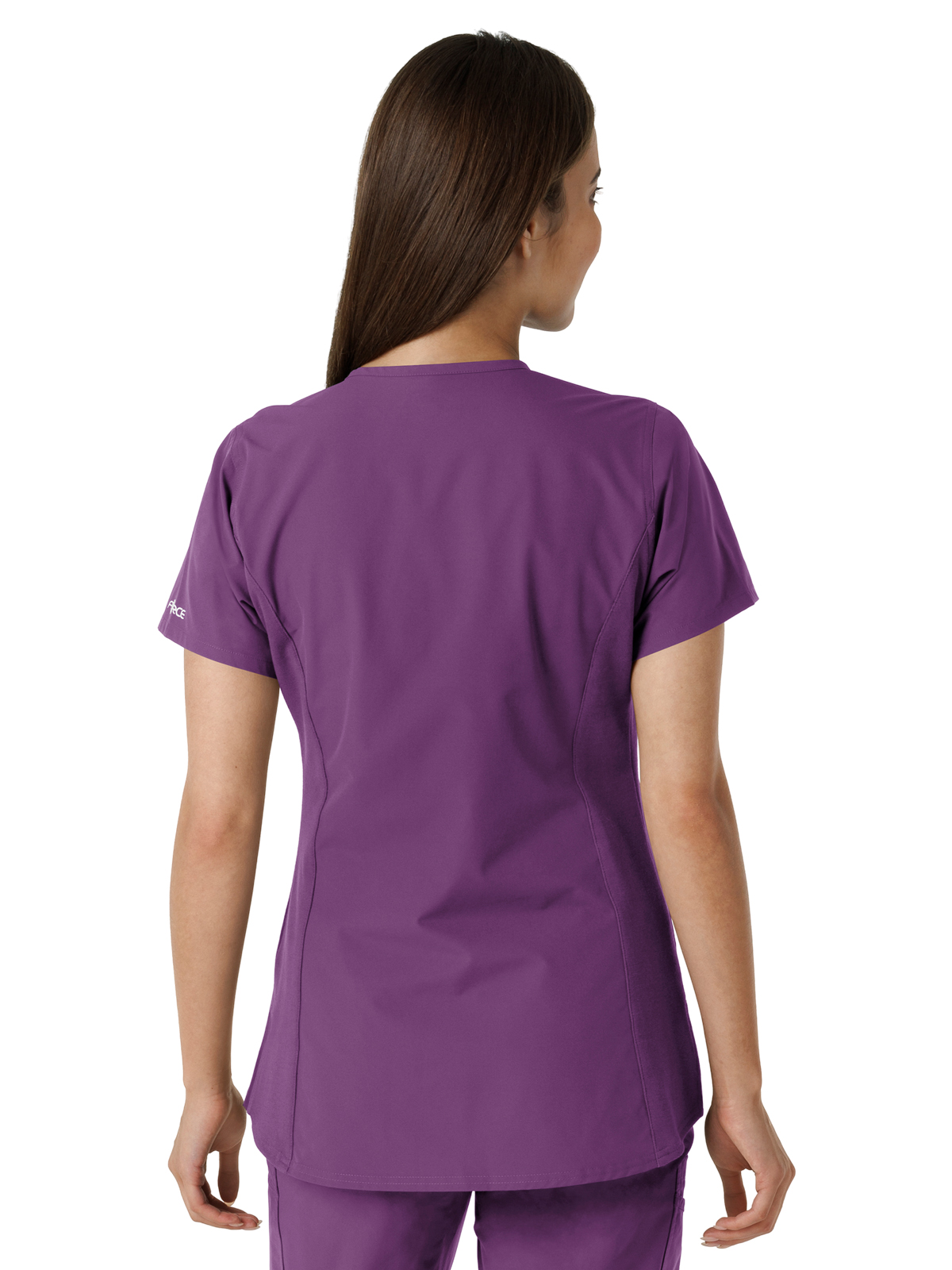 Carhartt Scrubs - Force Essentials Women's Notch Neck Tunic Knit Panel Top 8