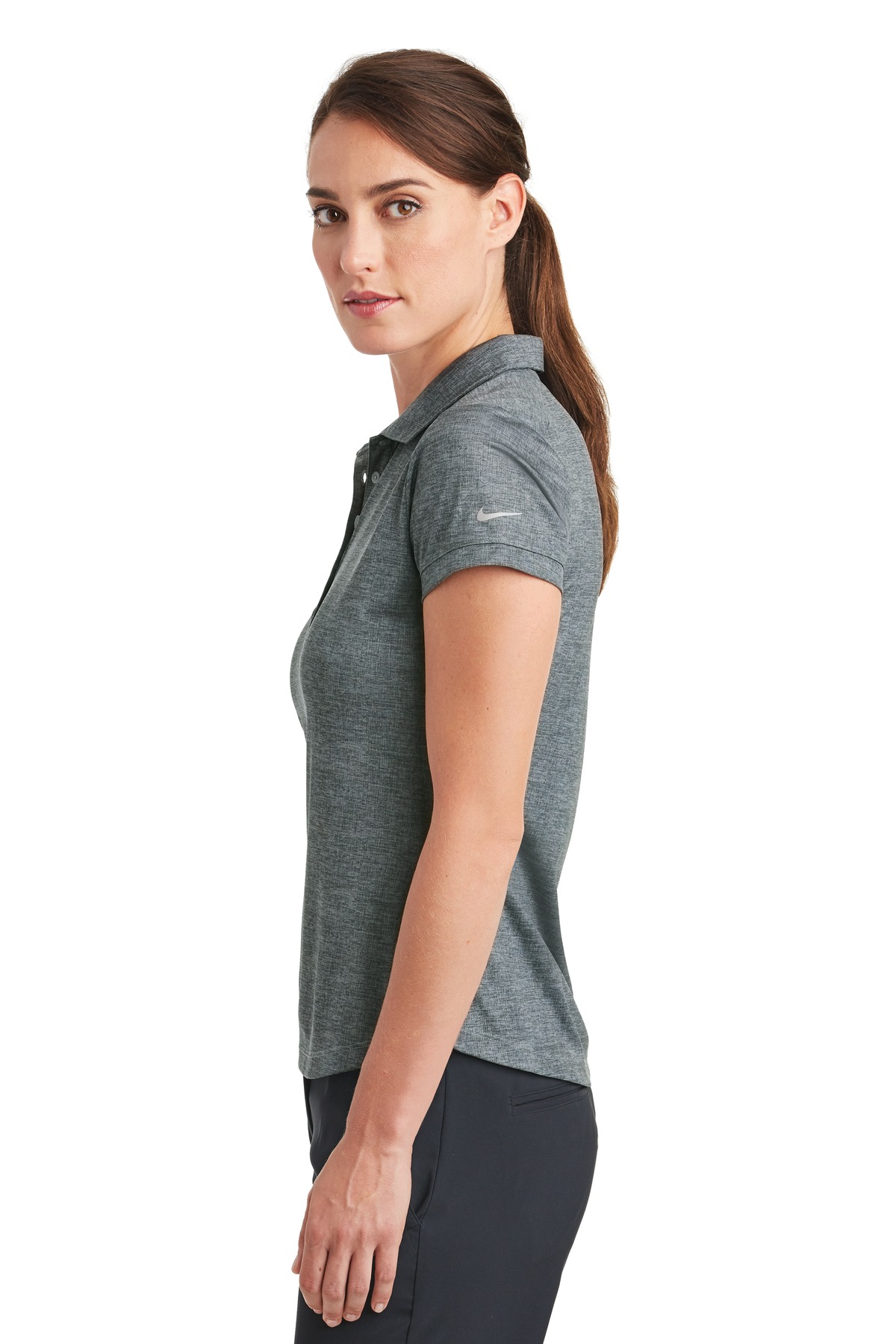Nike Ladies Dri-FIT Crosshatch Polo 4