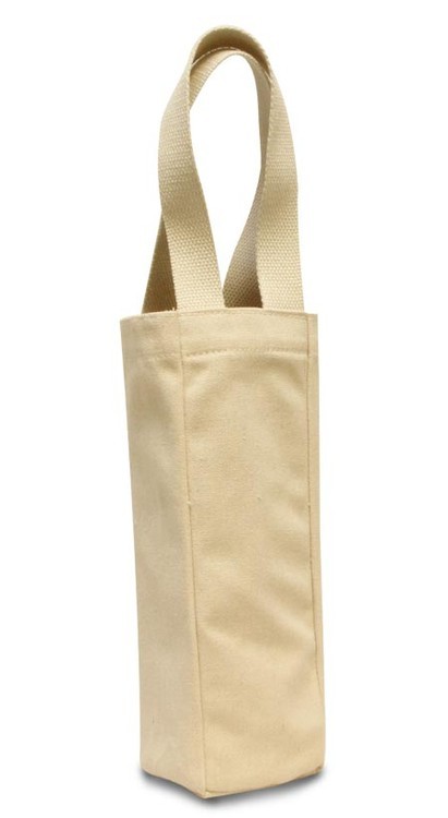 Tuscany Single Bottle Wine Tote - Eco Friendly - Full Color Imprint 2