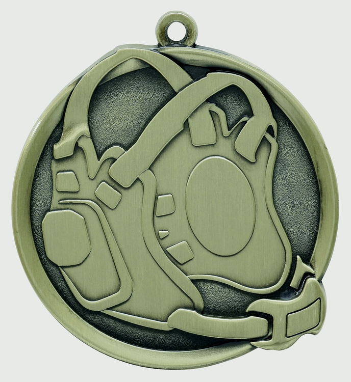 Wrestling Mega Medal, 2-1/4" 1