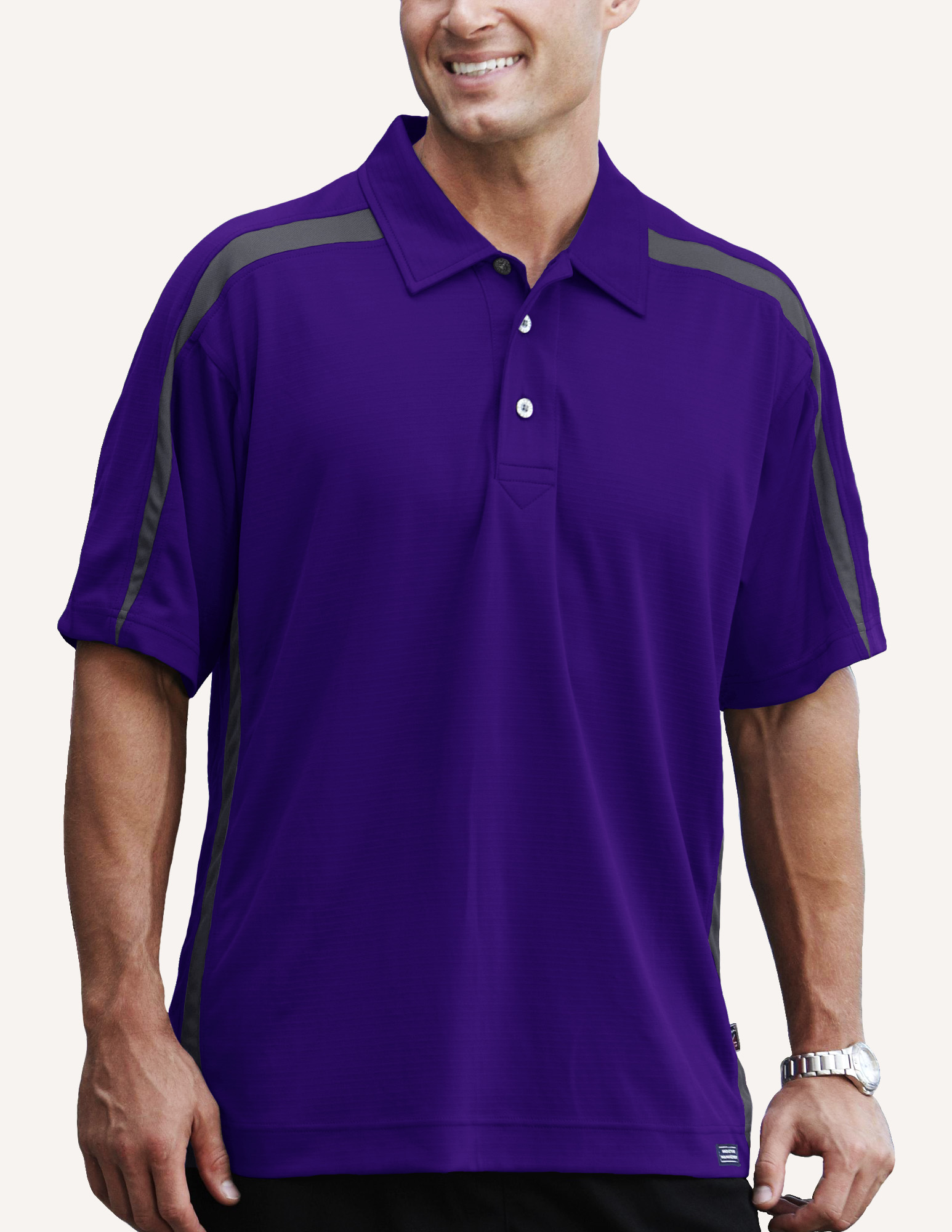 Men's Titan Converse Ottoman - Color Block Polo Shirt 7