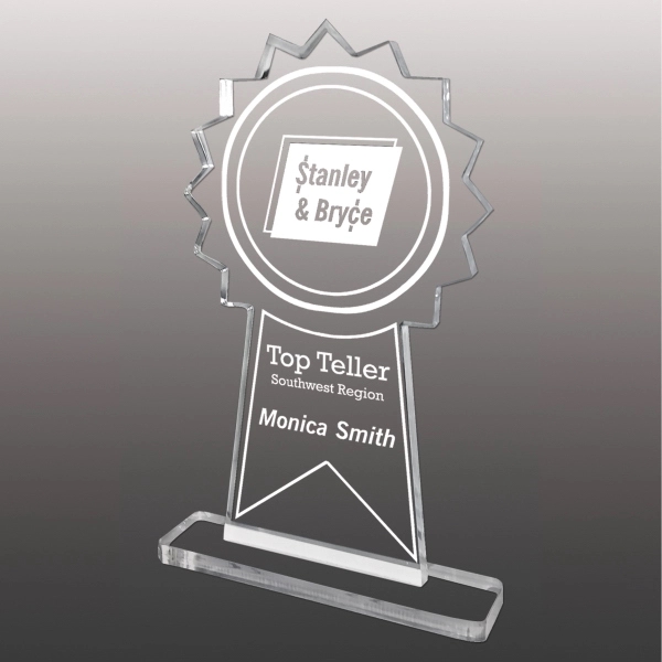 1/2" Custom Laser Etched Acrylic Awards 1