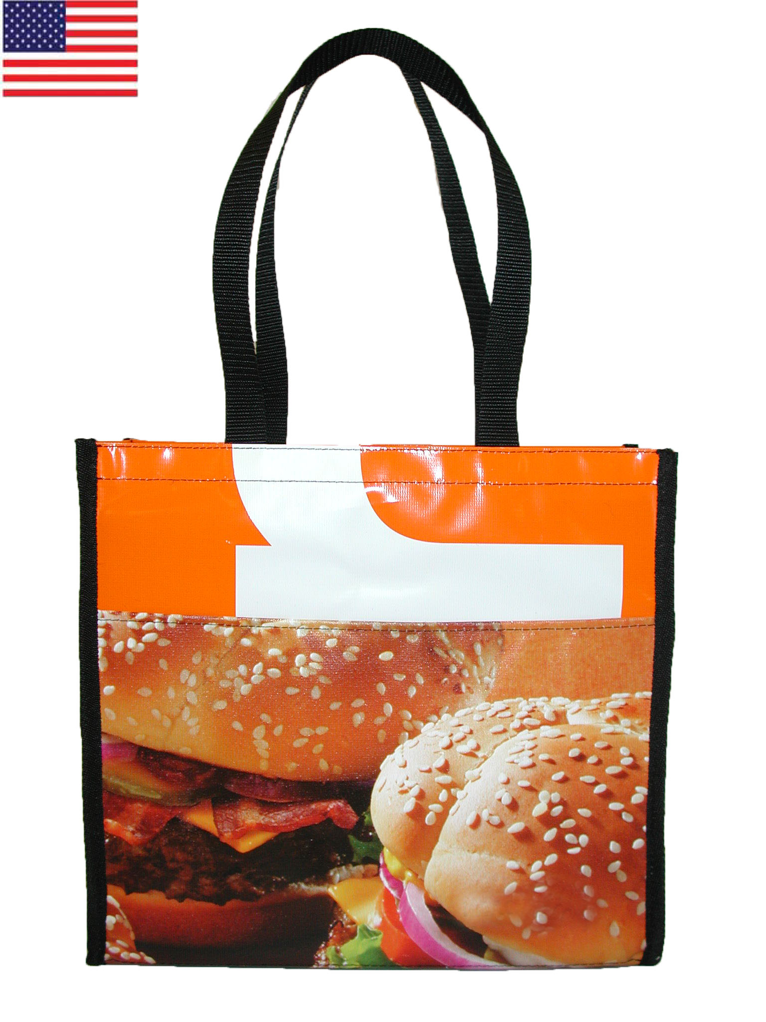 Billboard Recycled Banner Tote Bag 14x4x13" 3