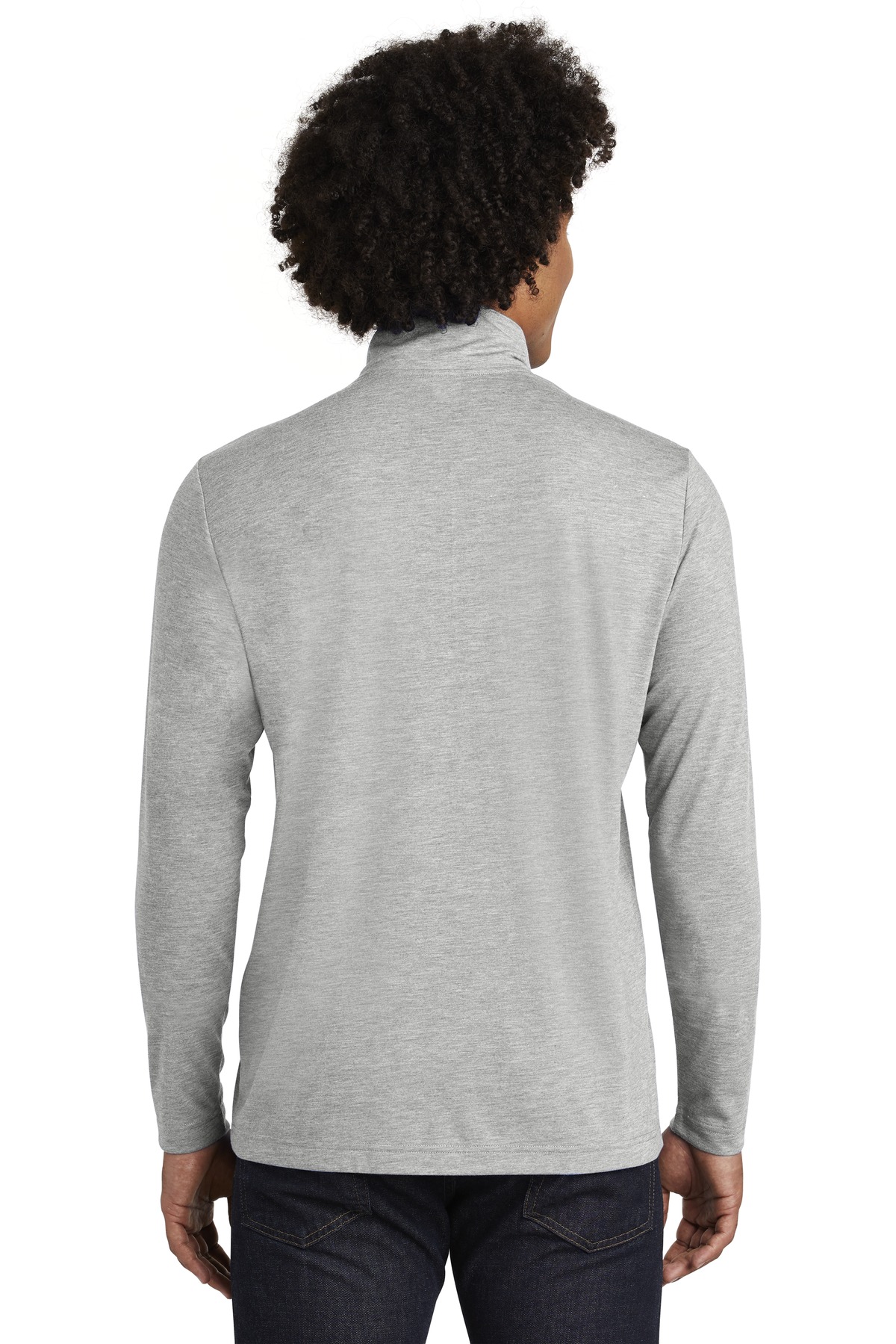 Sport-Tek PosiCharge Tri-Blend Wicking 1/4-Zip Pullover. ST407, custom hoodie or sweatshirt with logo imprint 29