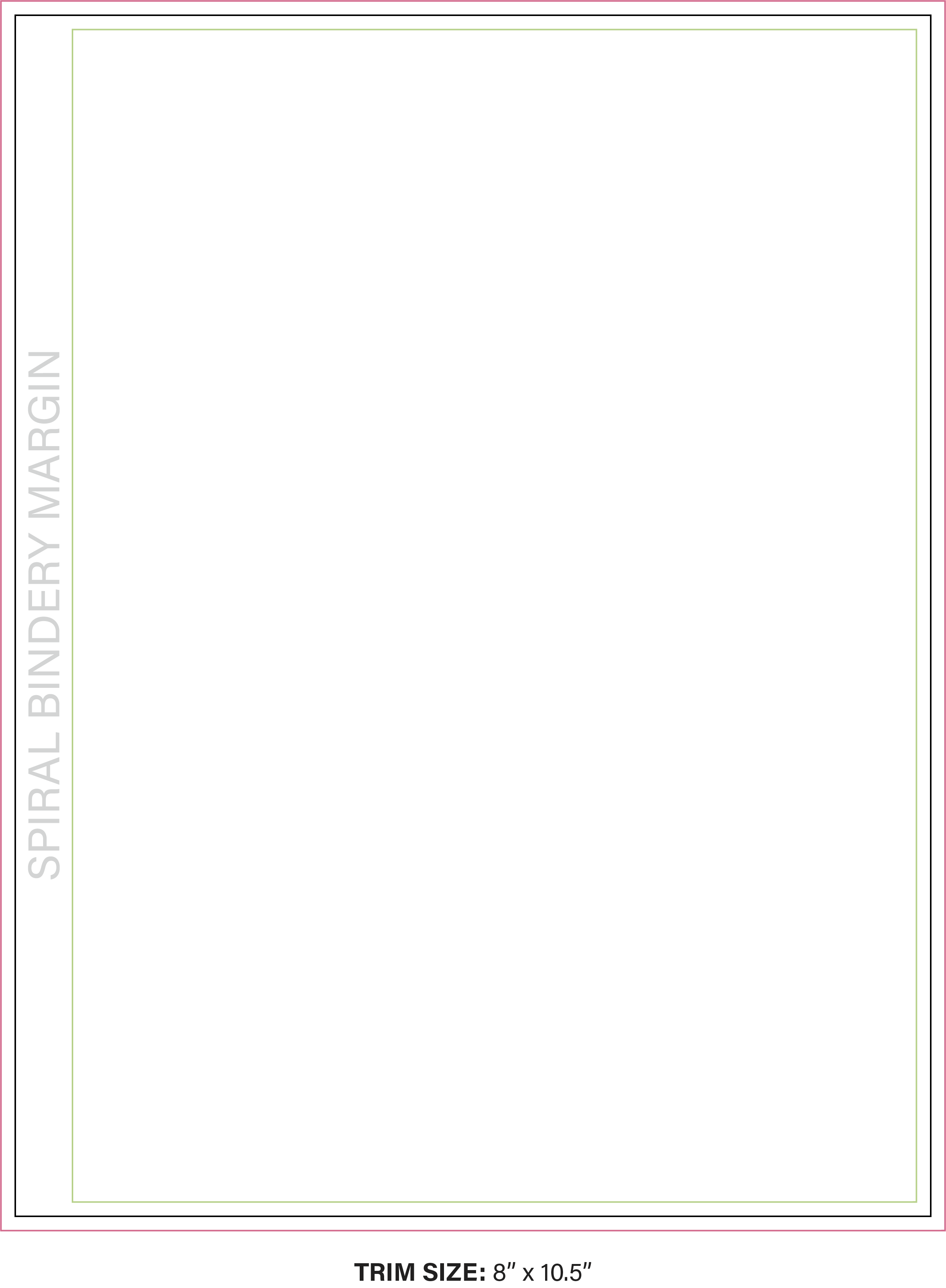 Spiral Bound Notebook - 50 Sheets - 8x10.5 (Side Bound) 4