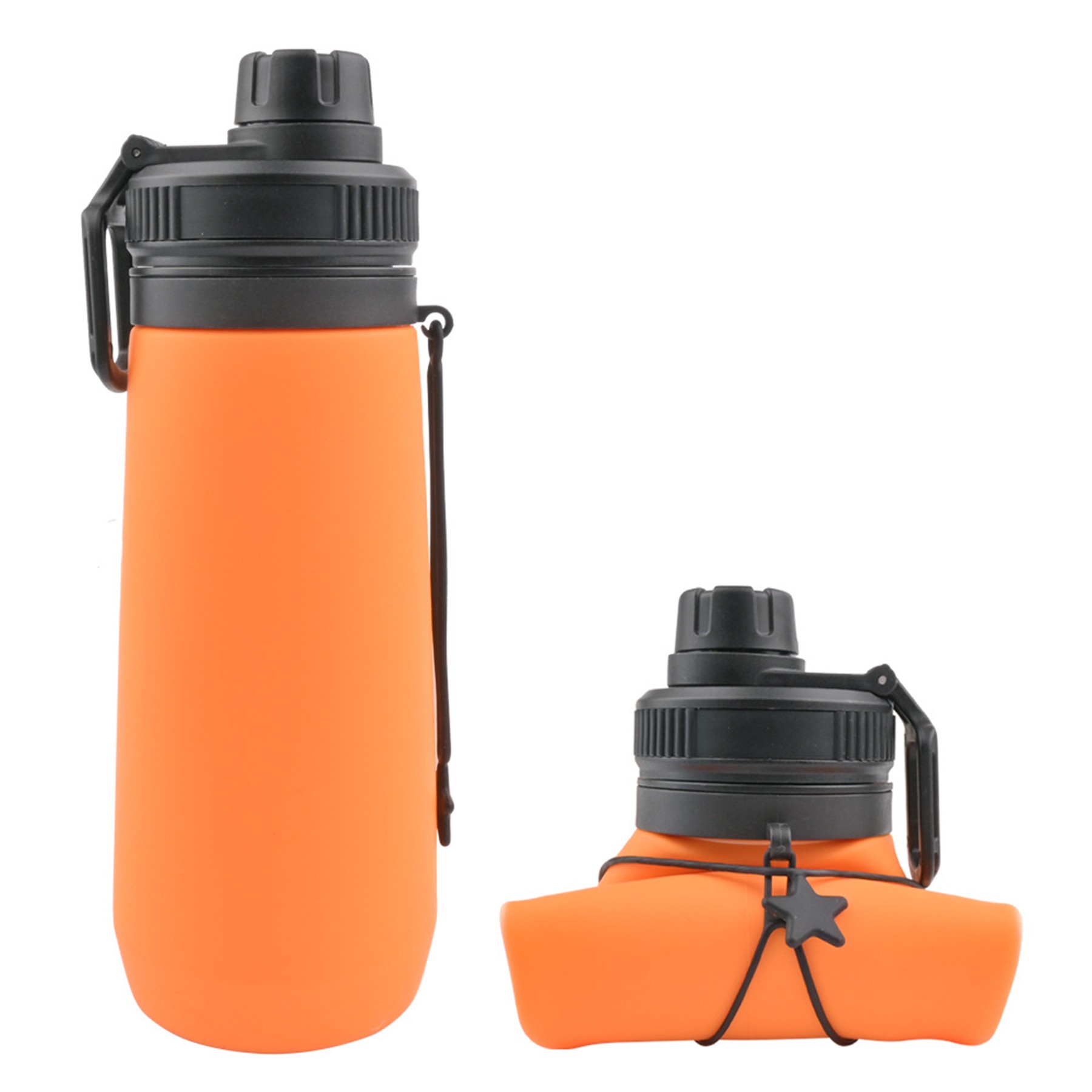 Outdoor Silicone Telescopic Foldable Sport Bottle 3