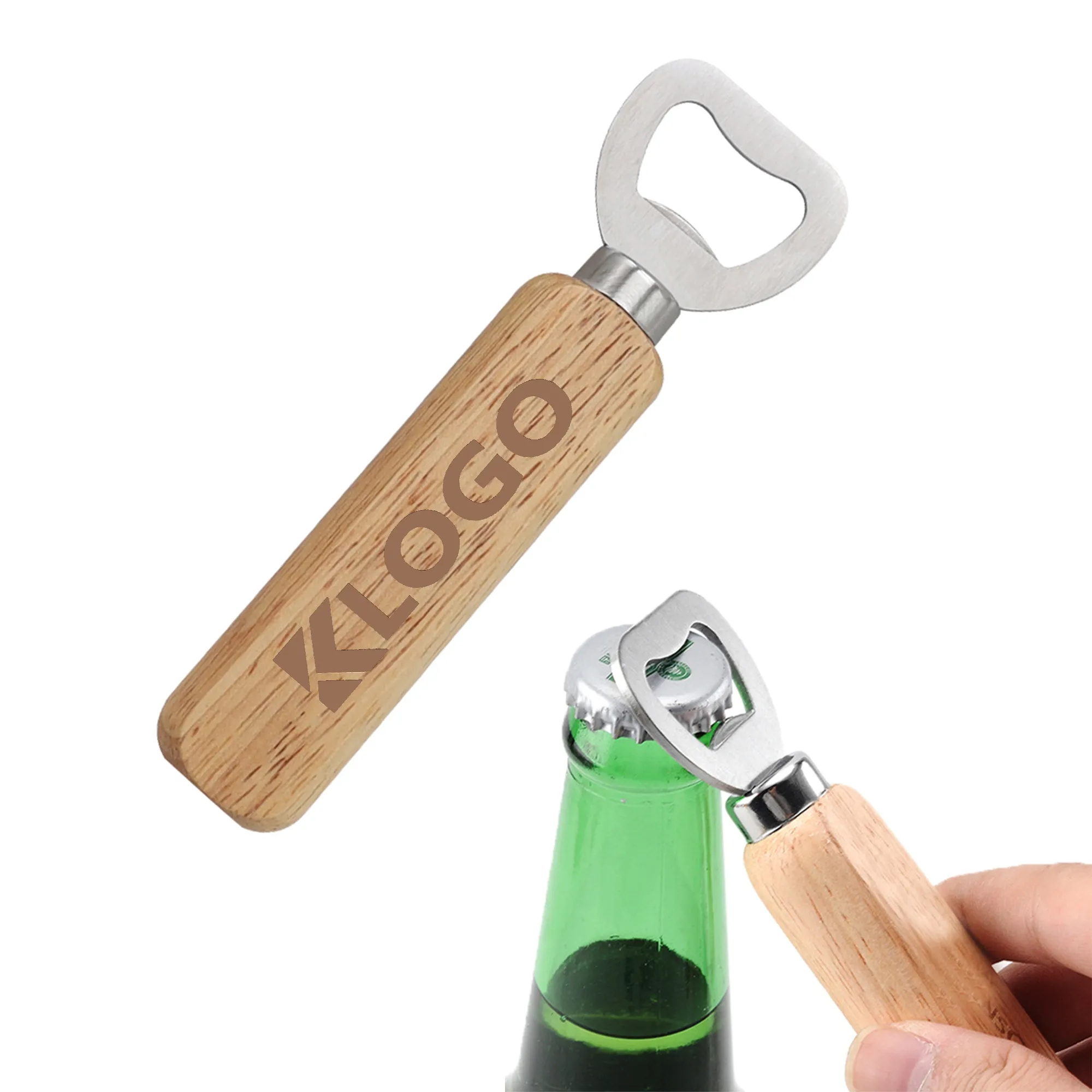 Wooden Handheld Bottle Opener 2