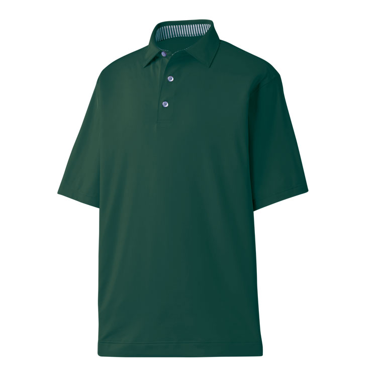 FootJoy ProDry Performance Solid Lisle Polo - Self Collar 10
