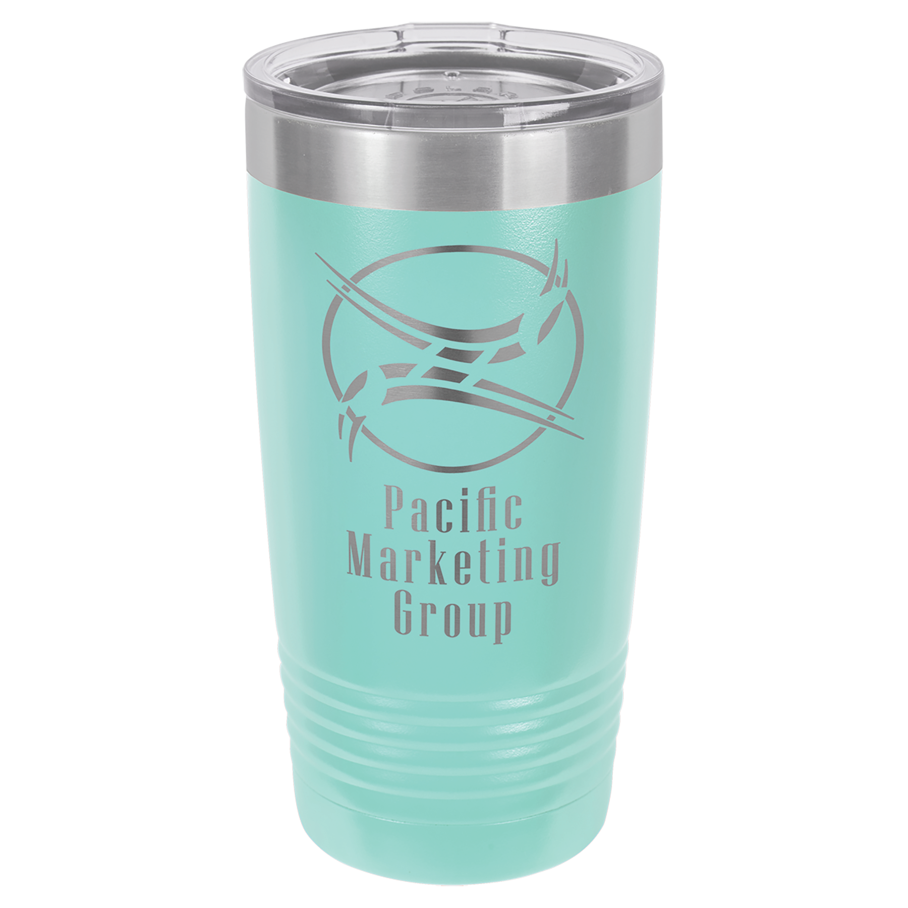 Polar Camel 20 oz. Ringneck Vacuum Insulated Tumbler w/Clear Lid 3