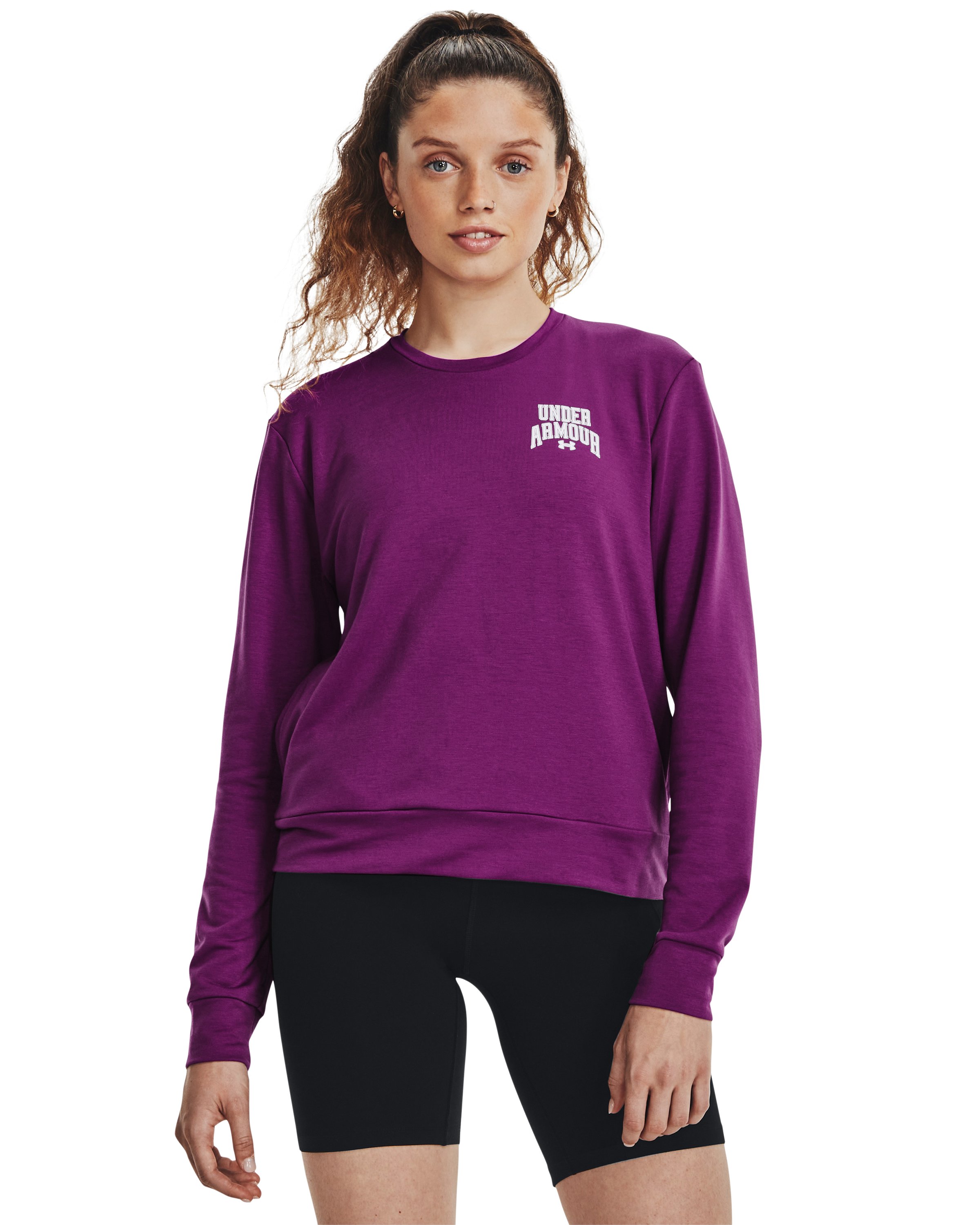 UA Rival Terry Graphic Women's Crew 7