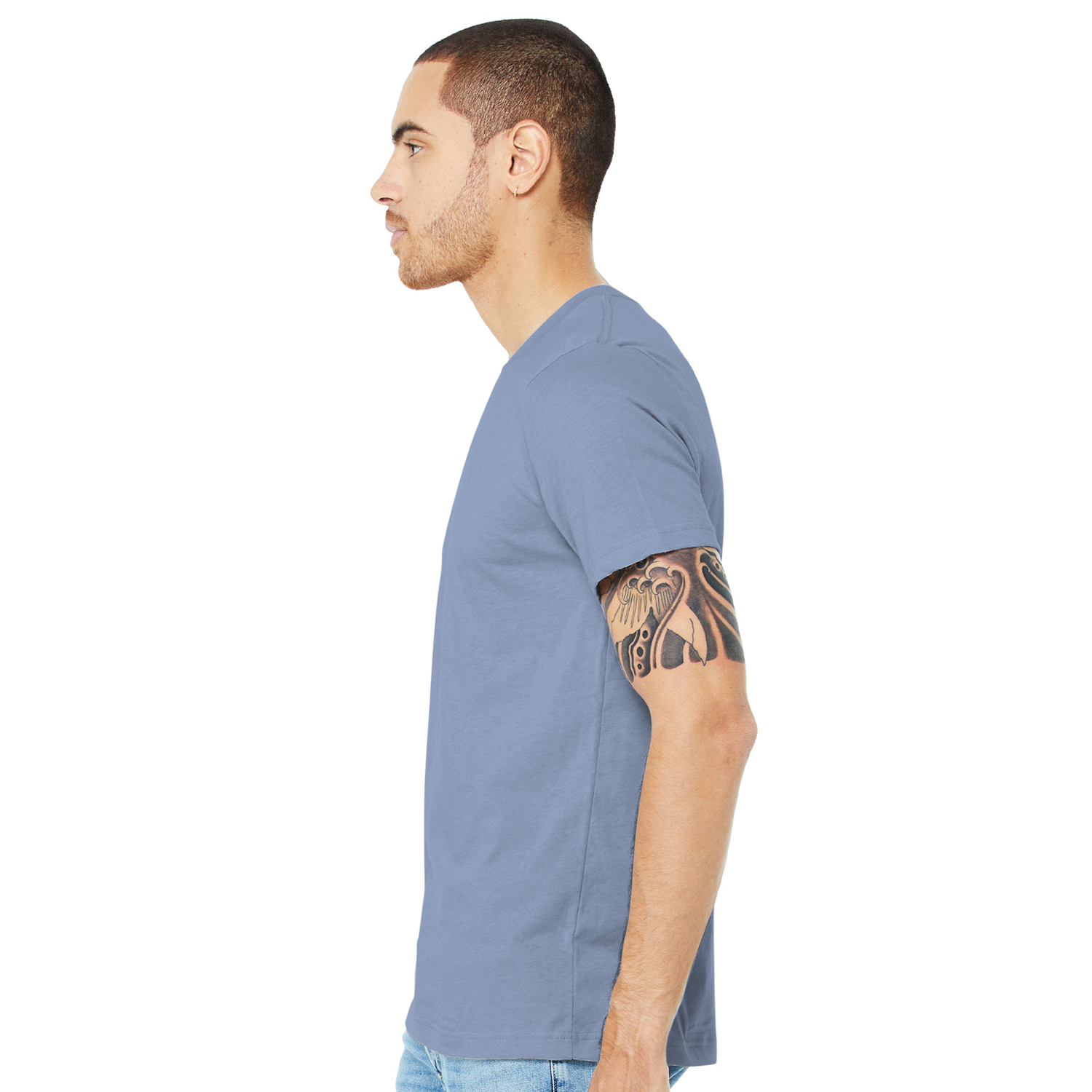 BELLA+CANVAS ® Unisex Heather CVC Short Sleeve Tee 8