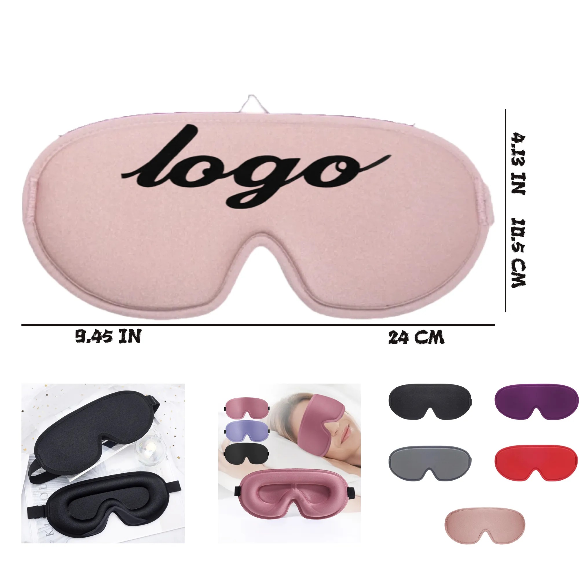 3D Contoured Cooling Sleep Mask