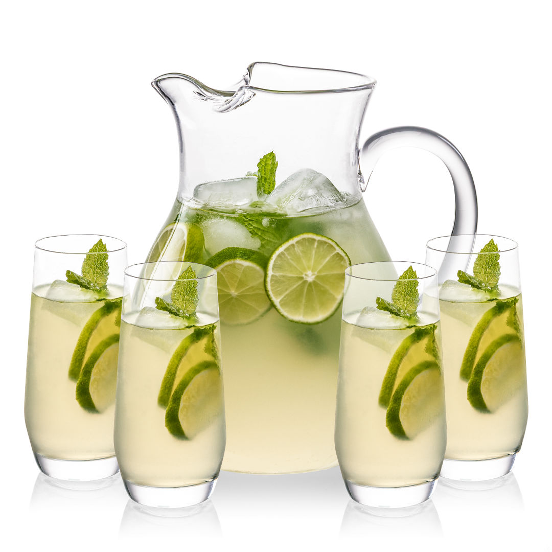 Montclair Pitcher & Sturgis Beverage Set 6
