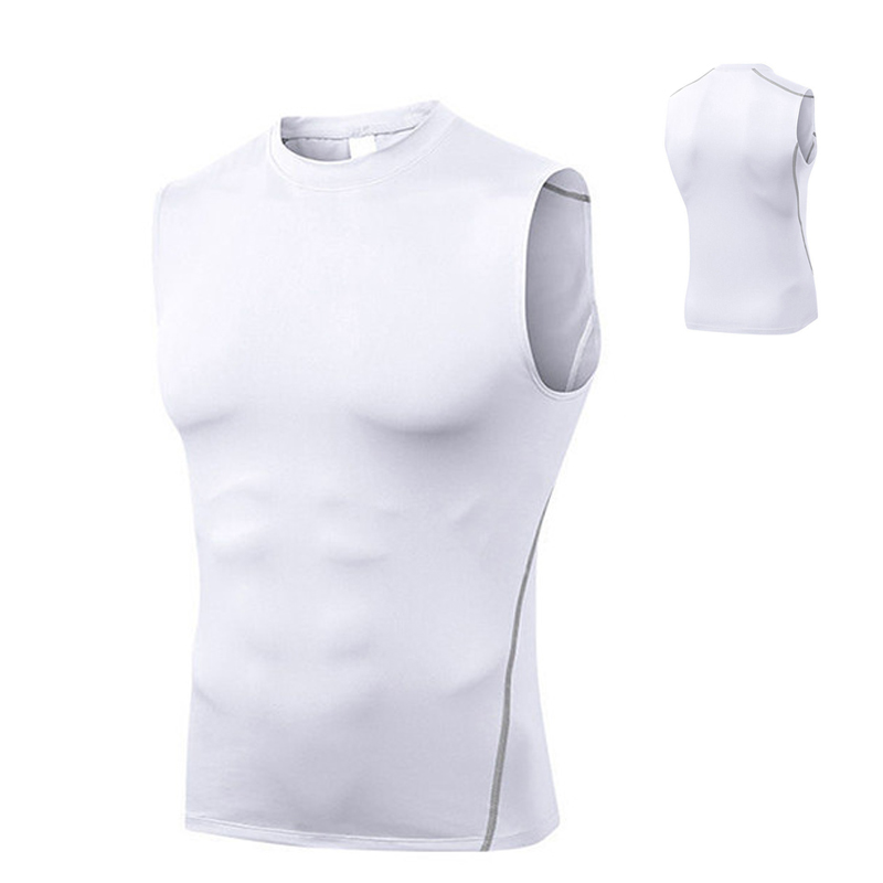 Men's Training Tight Vest Breathable Sleeveless 5