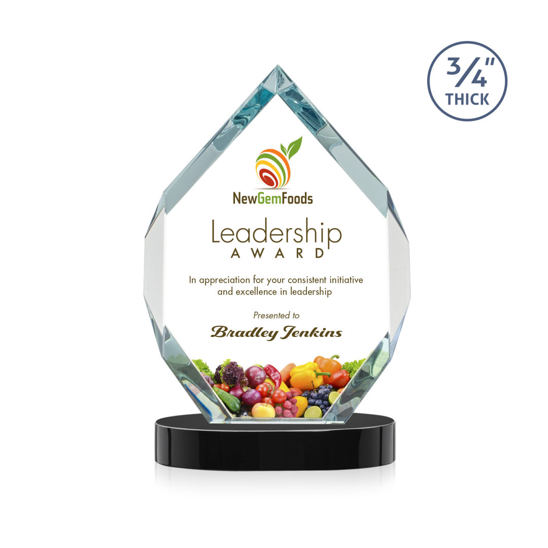 Royal Diamond VividPrint™ Award on Alberton Base - Black 9