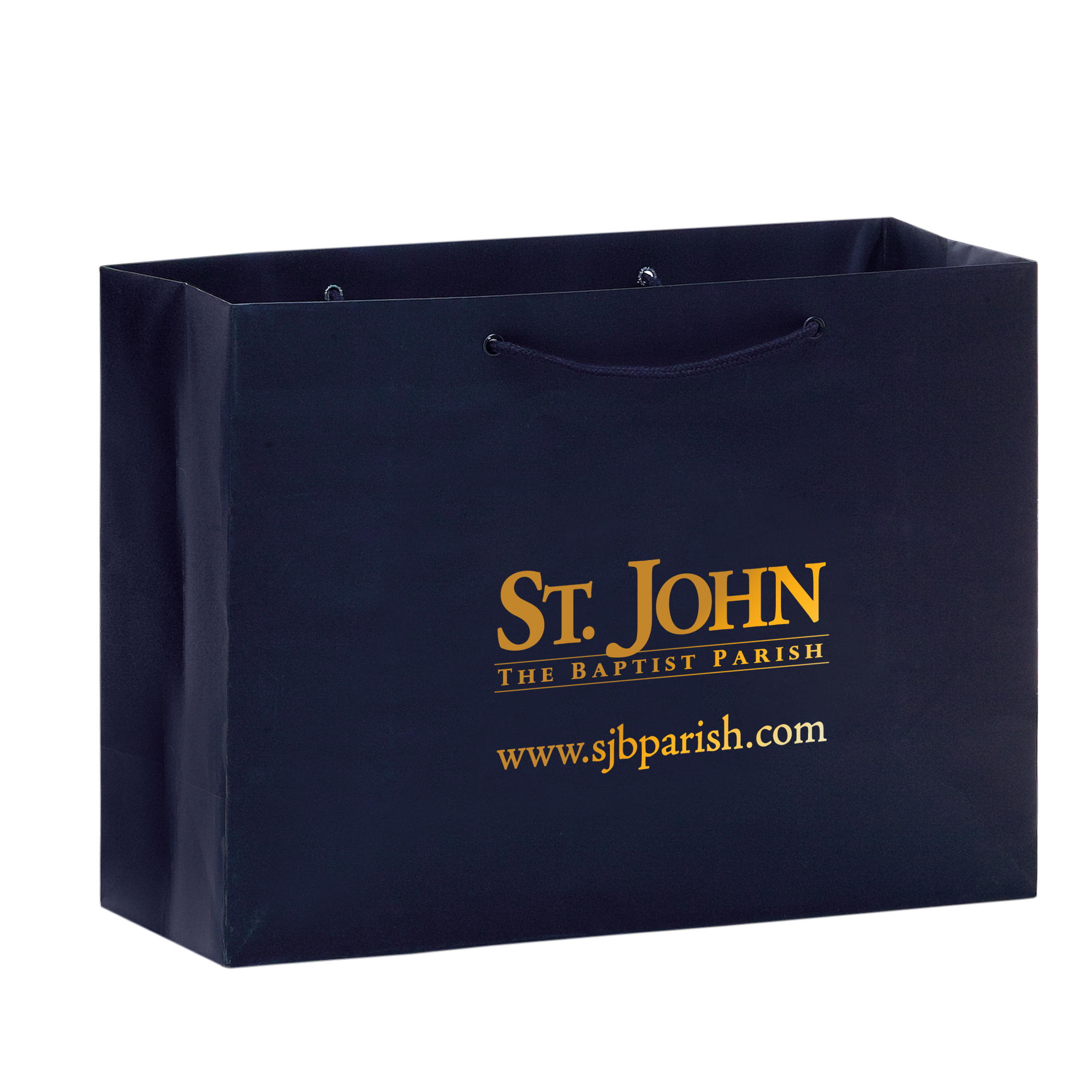 Matte Laminated Euro Tote Bags - Foil Stamped 9