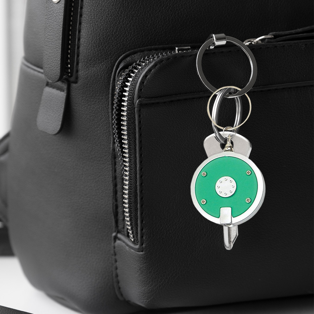 Round LED Keychain 15