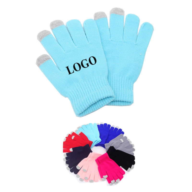 Touch Screen Acrylic Knitted Gloves 1
