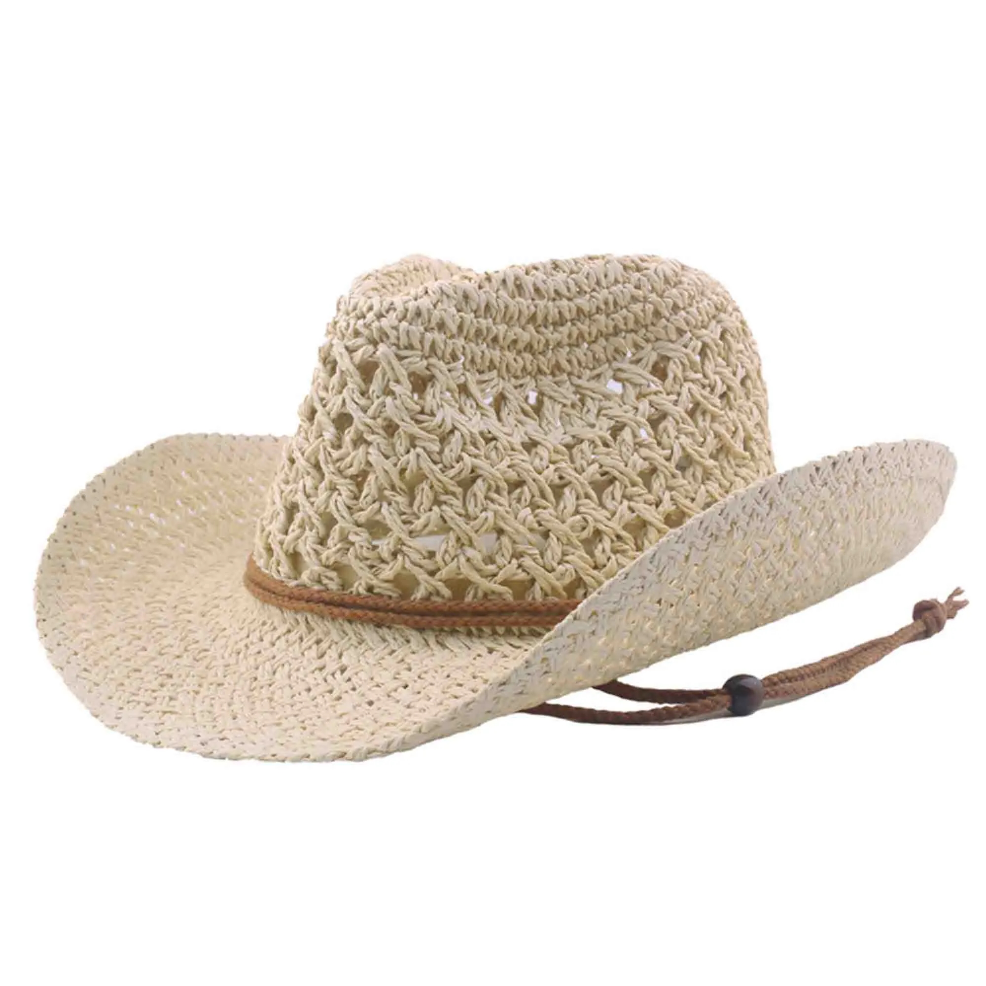 Gambler Straw Hat Skimmer Boater 6