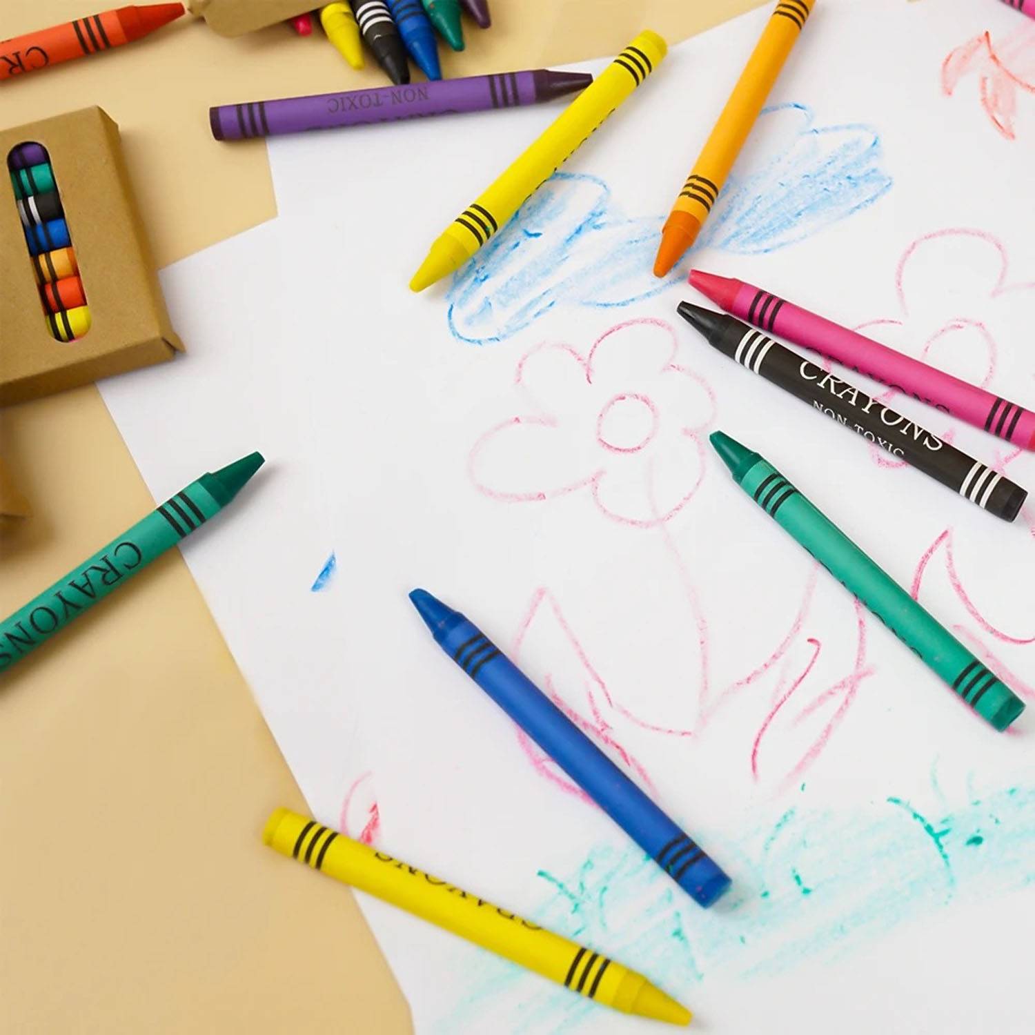 Rectangular 8 Piece Crayon 4