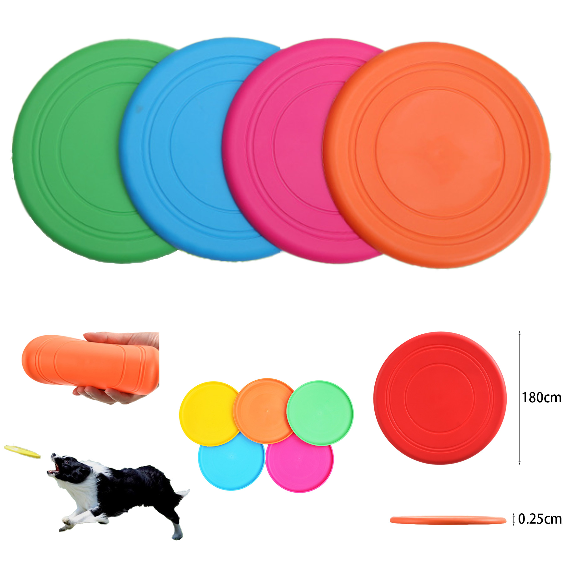 Silicone Pet Flying Disc 1