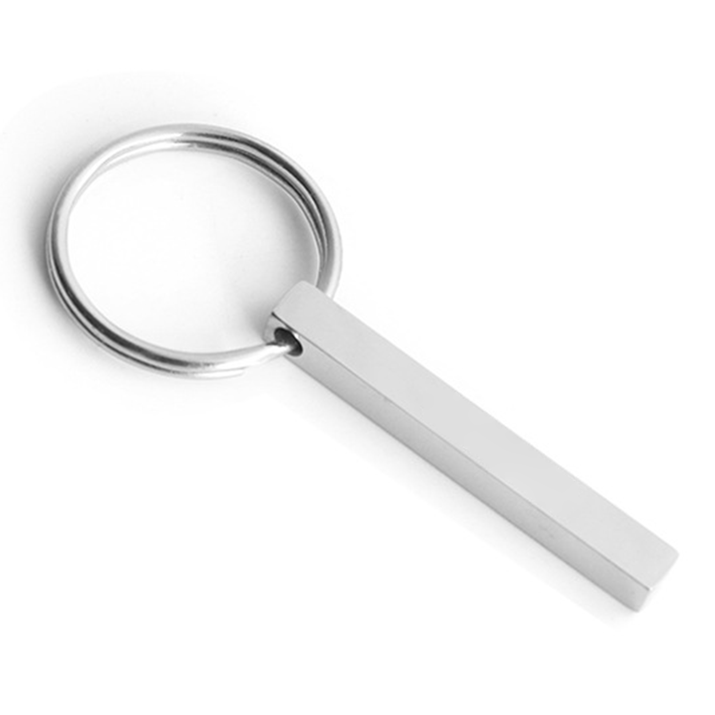 Stainless Steel Double-Sided Keychain 9