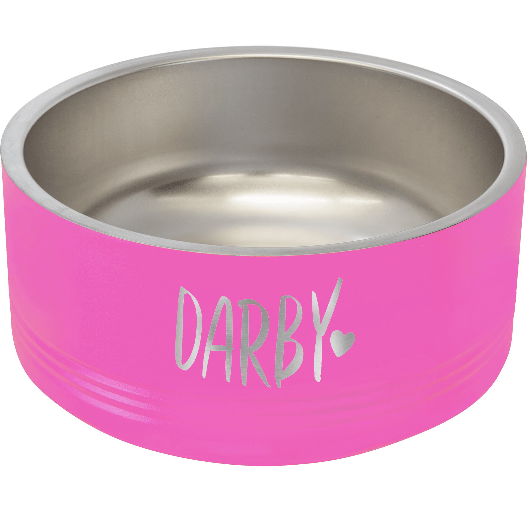Polar Camel 32 oz. Medium Pink Pet Bowl 2