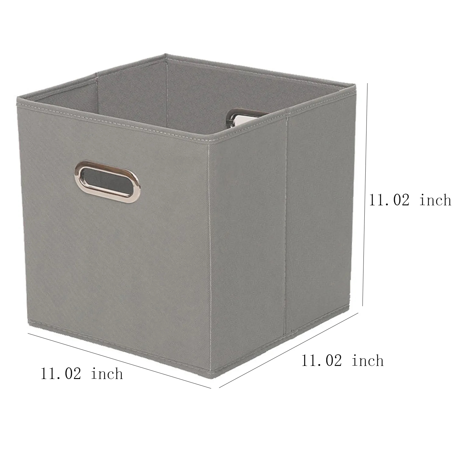 Cube Storage Boxes with Double Metal Handle 4