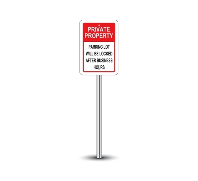 Private Parking Signs (1ft x 1ft) SQFT 2