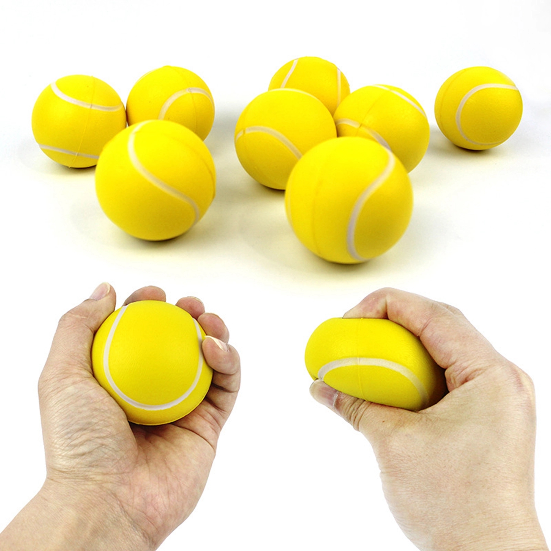 PU Foam Soft Stress Reliever Tennis Ball 2